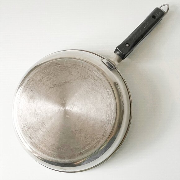 Vtg Lagostina Irradial Plus Italy 24 cm 9.5" Stainless Steel Frying Pan Skillet - Picture 2 of 7